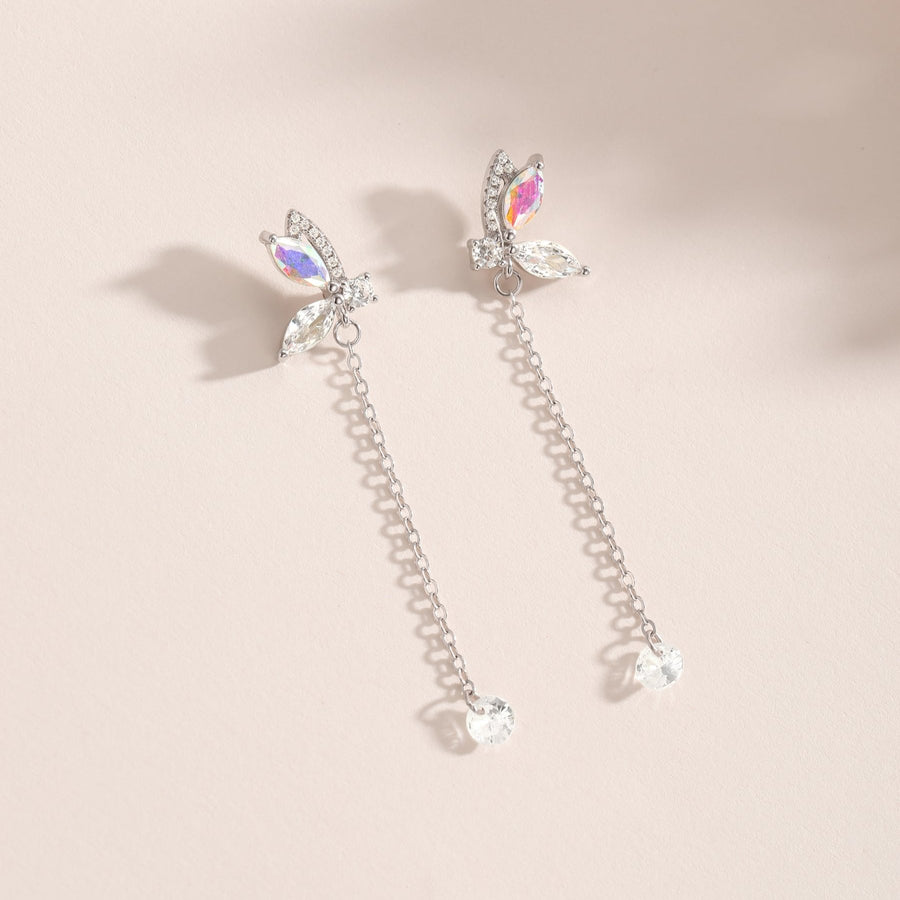 Iris Butterfly Earrings 925 Silver