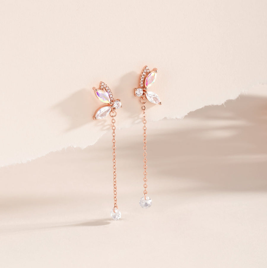 Iris Butterfly Earrings 925 Silver