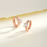 Mini Stone Huggies 925 Silver
