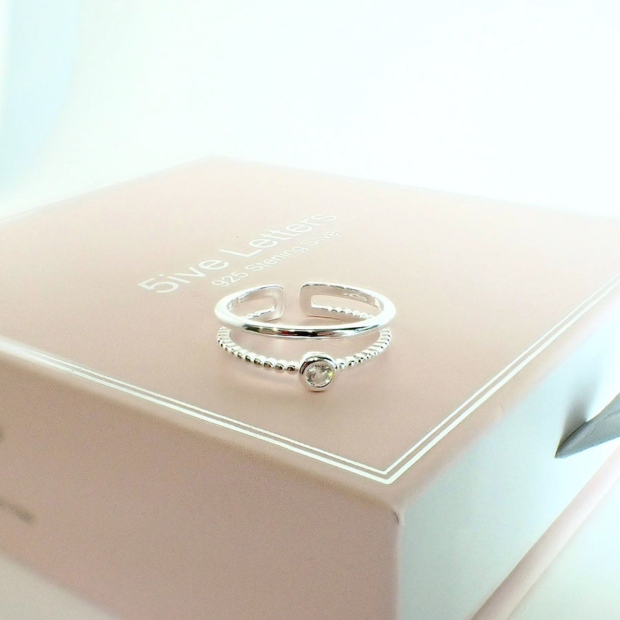 Haerin Layered Ring 925 Silver