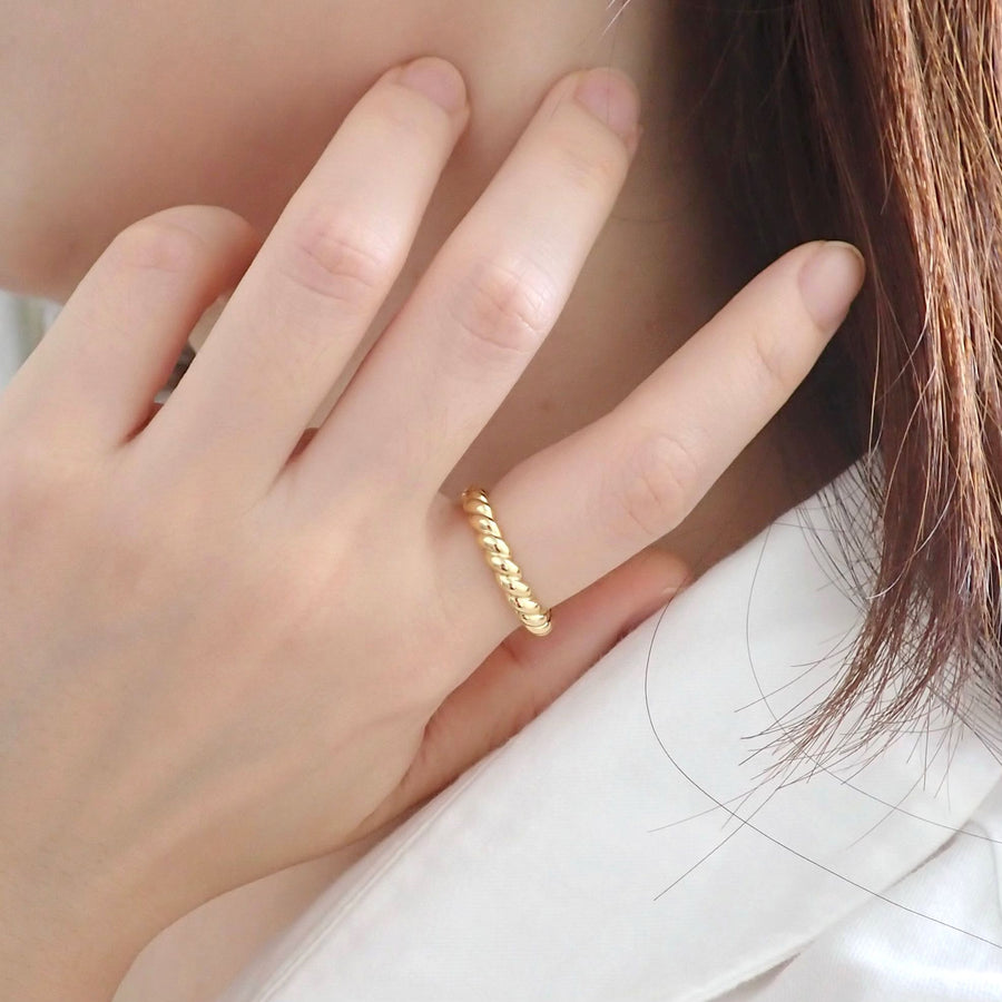 Twist Ring 925 Silver