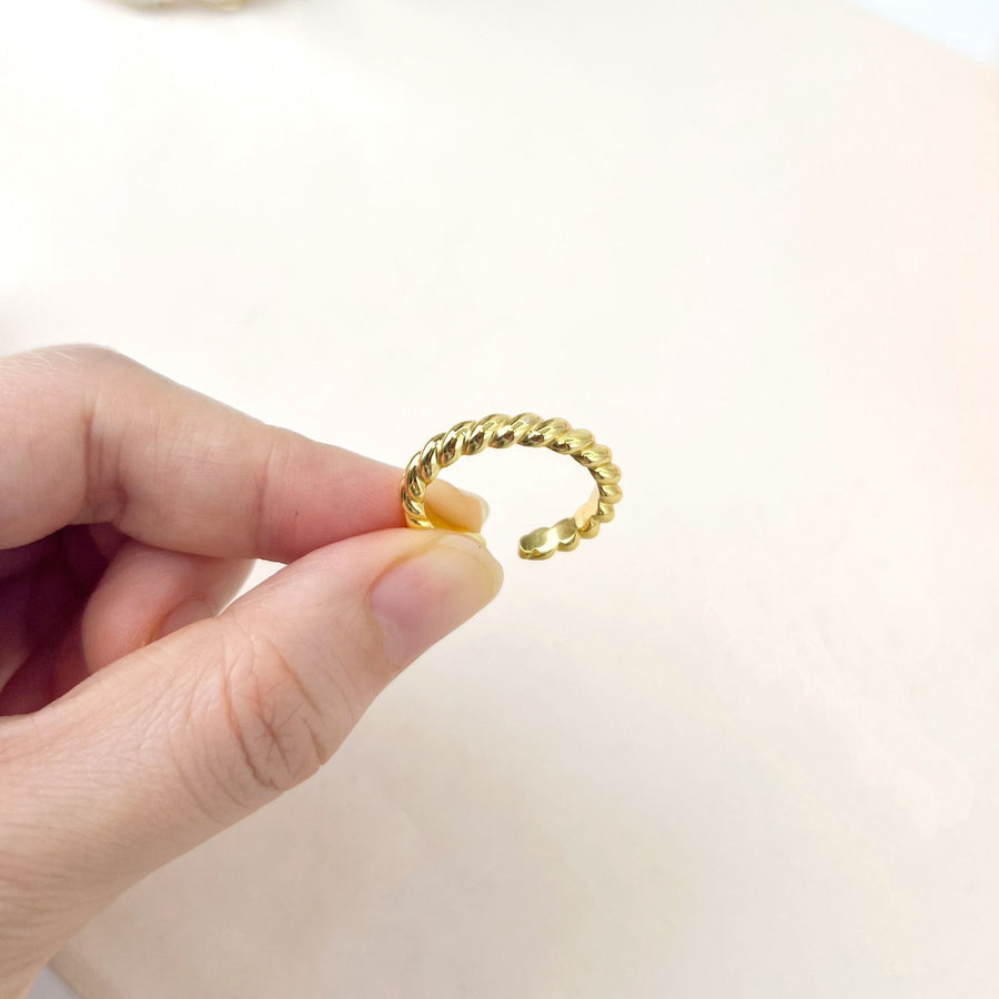 Twist Ring 925 Silver