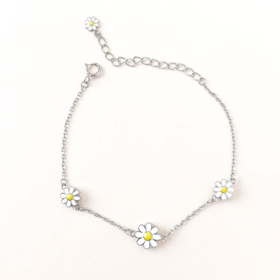 Daisy Bracelet 925 Silver