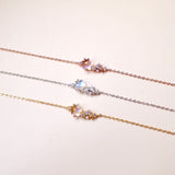 Dainty Aurora Trini Star Bracelet 925 Silver