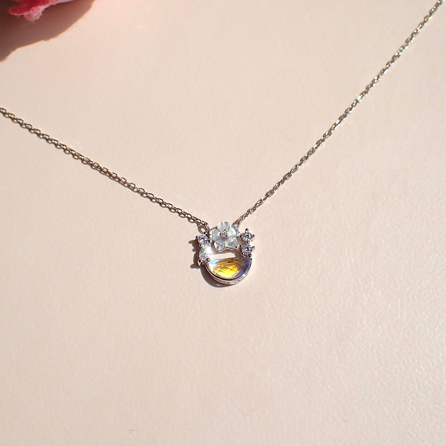 Aurora Sakura Ocean Necklace 925 Silver