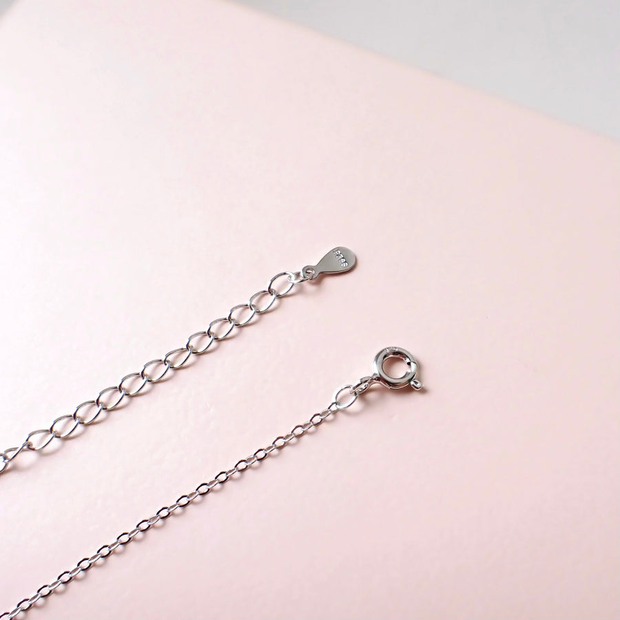 Jina Twirly Necklace 925 Silver