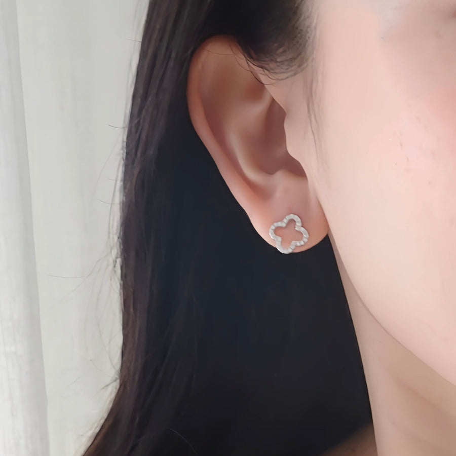 Cassie Clover Earstud 925 Silver