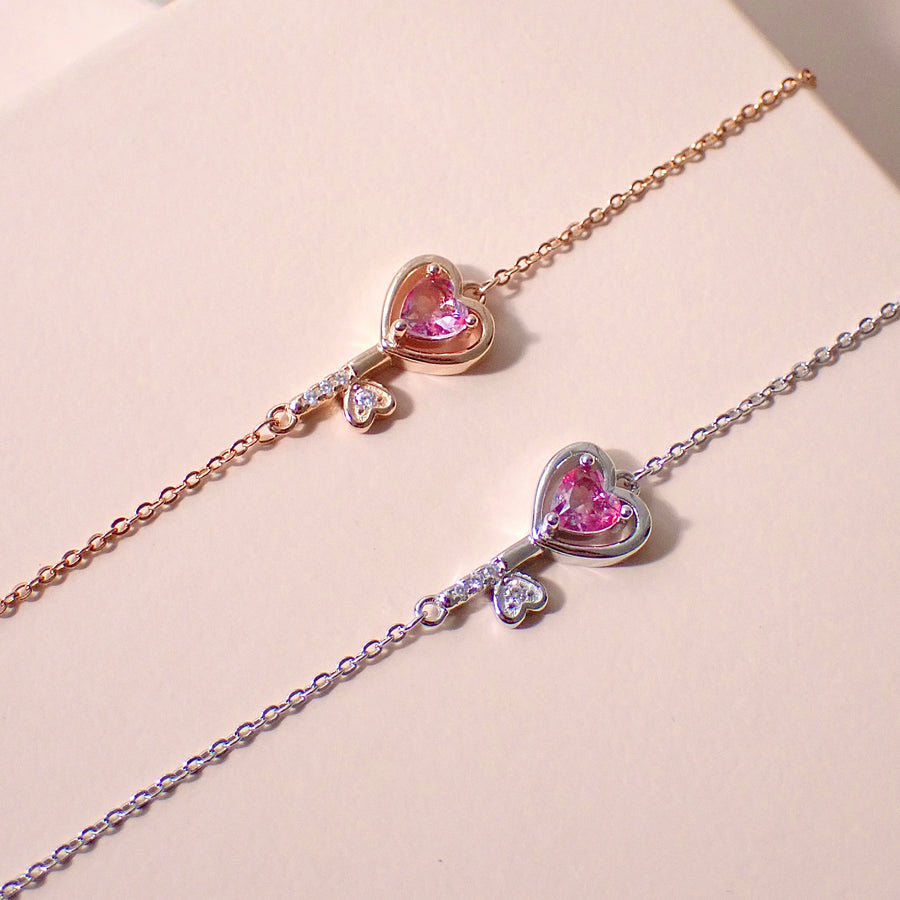Kagi Heart Bracelet 925 Silver