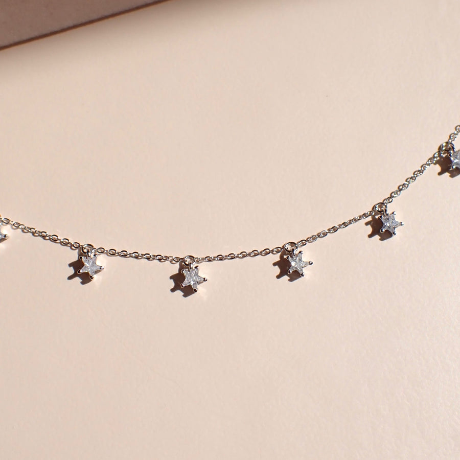 Dainty Star Bracelet 925 Silver