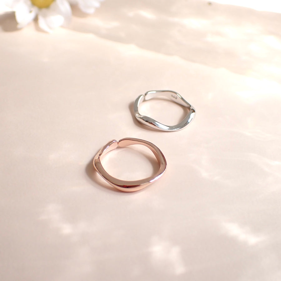 Baby Nara Wavy Ring 925 Silver