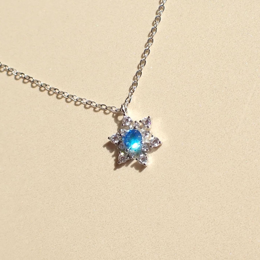 Classic Snowflake Necklace 925 Silver