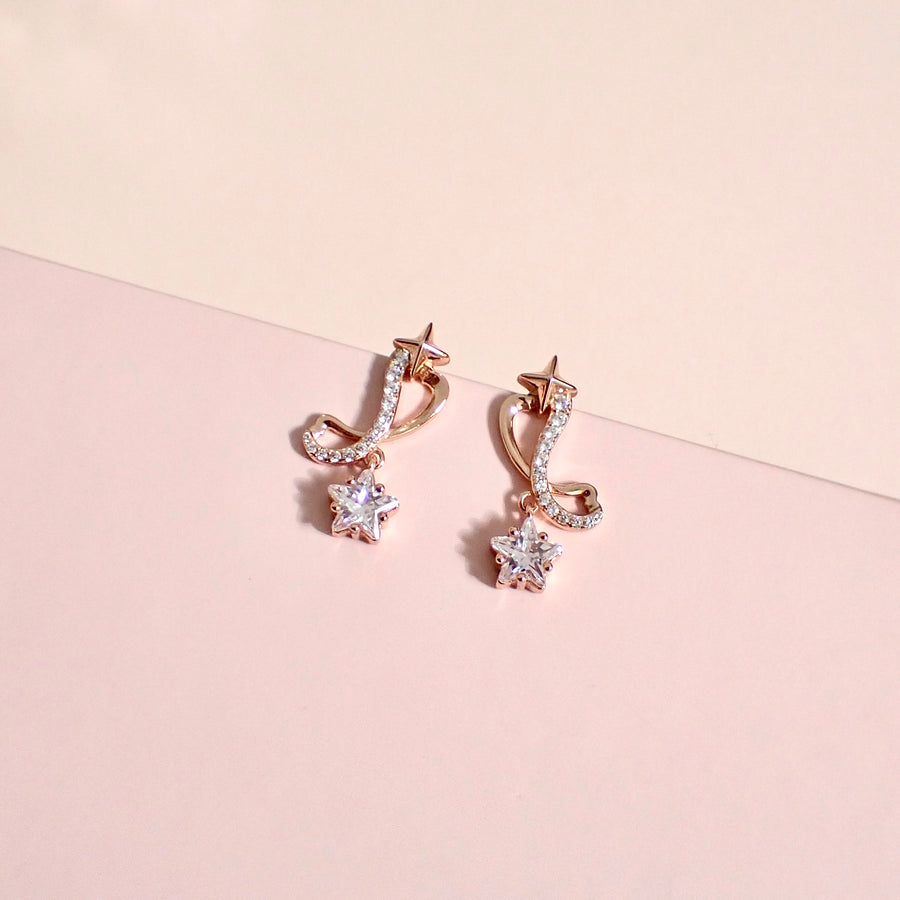 Lori Star Earrings 925 Silver