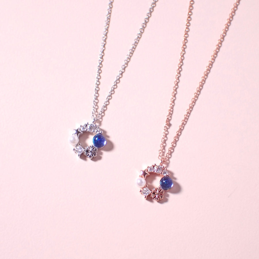 Winter Snowflake Necklace 925 Silver