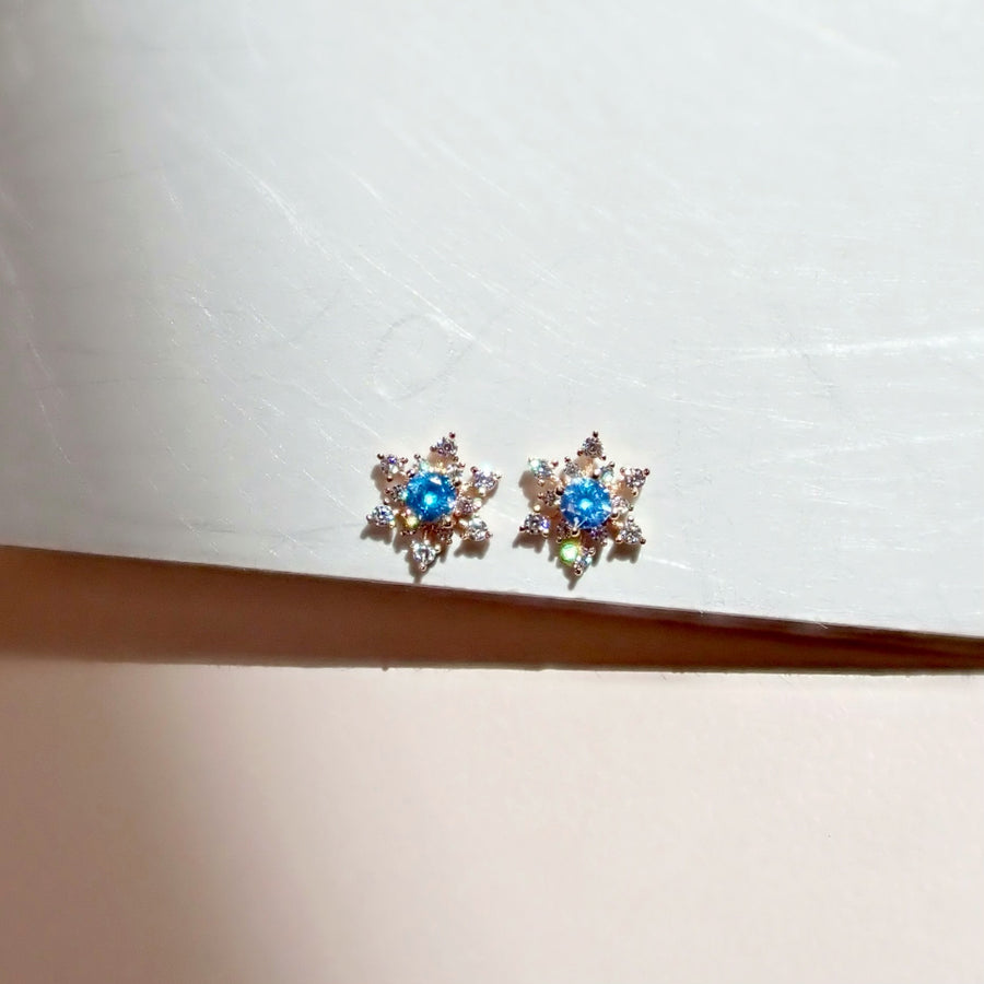 Classic Snowflake Earstud 925 Silver