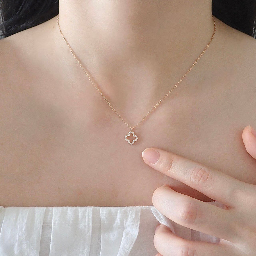 Cassie Clover Necklace 925 Silver