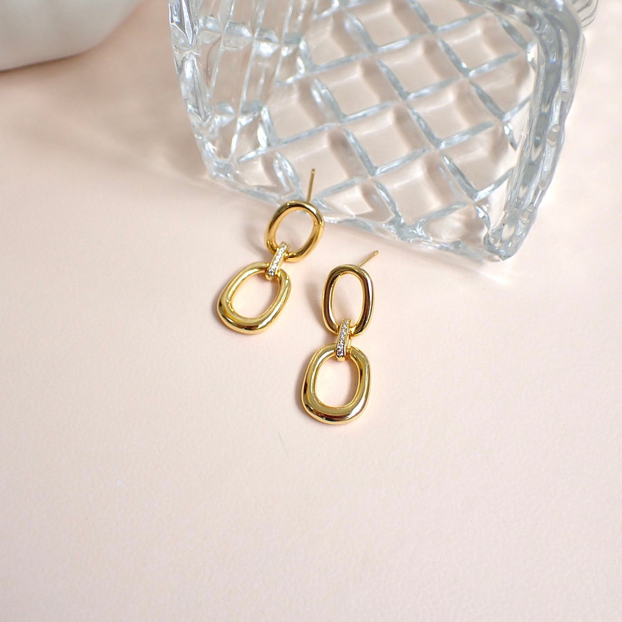 Debbi Chain Earrings 925 Silver