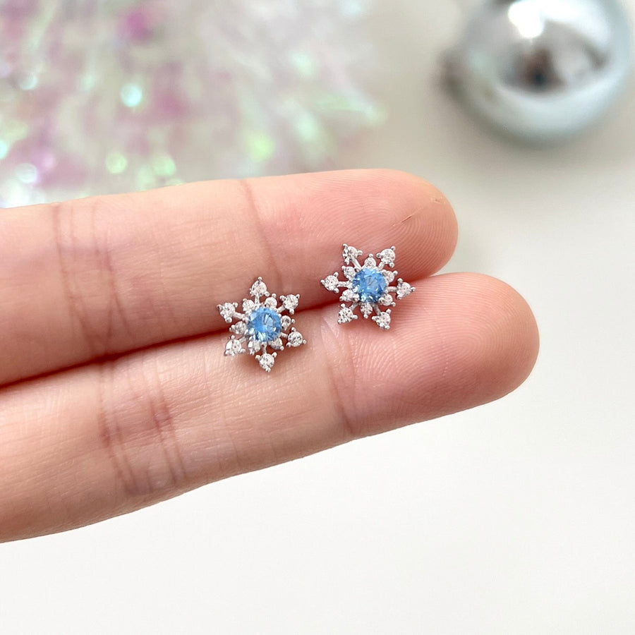 Classic Snowflake Earstud 925 Silver