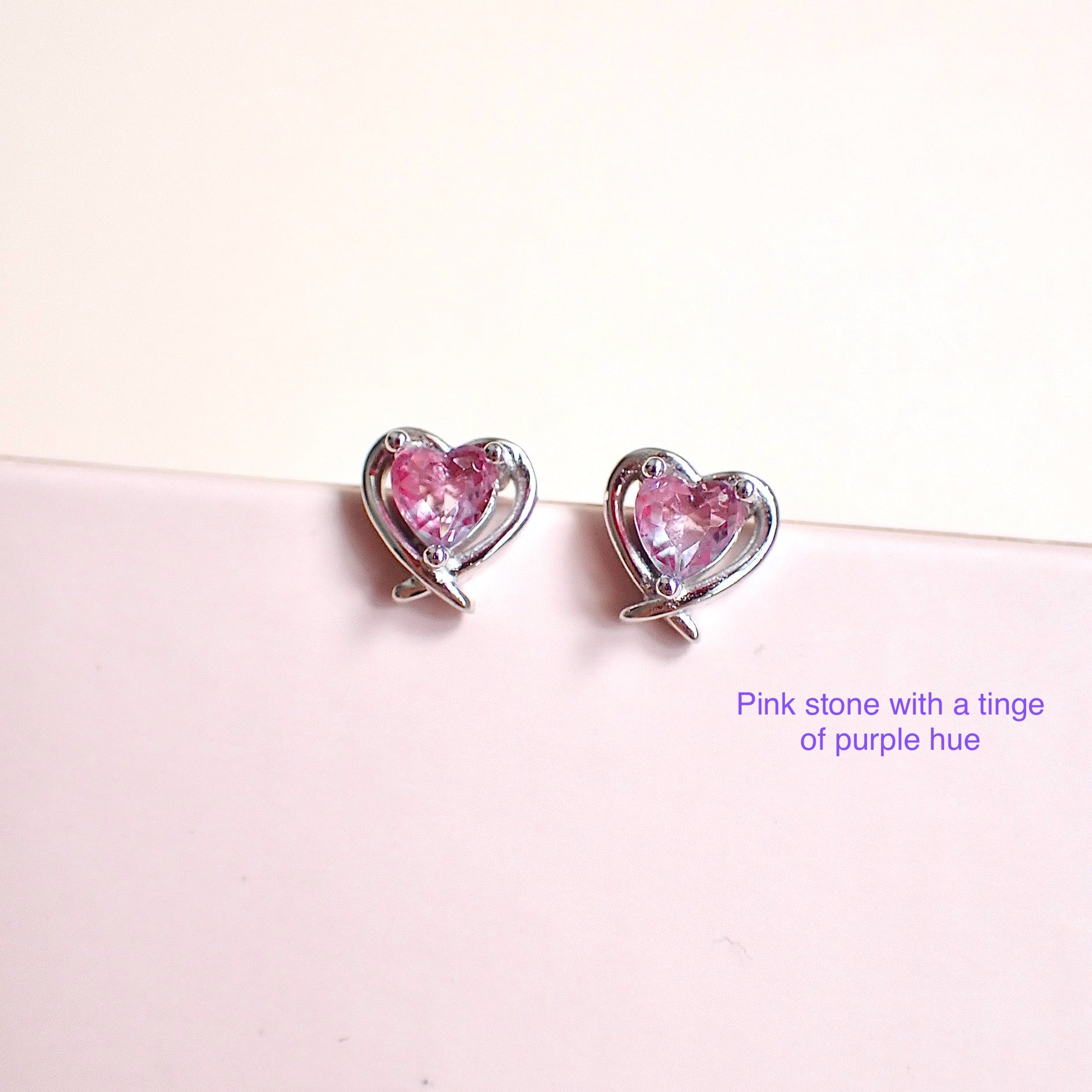 Kagi Heart Earstud 925 Silver