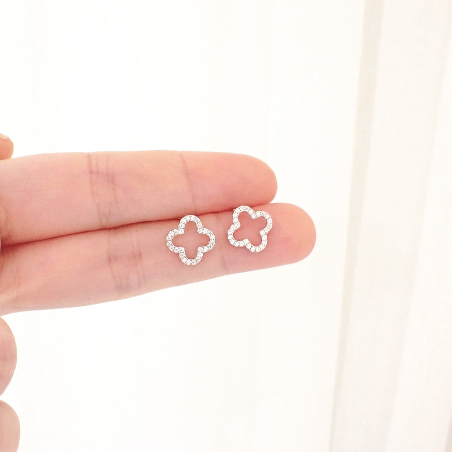 Cassie Clover Earstud 925 Silver