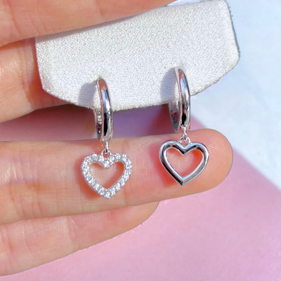 Miji Heart Huggies 925 Silver