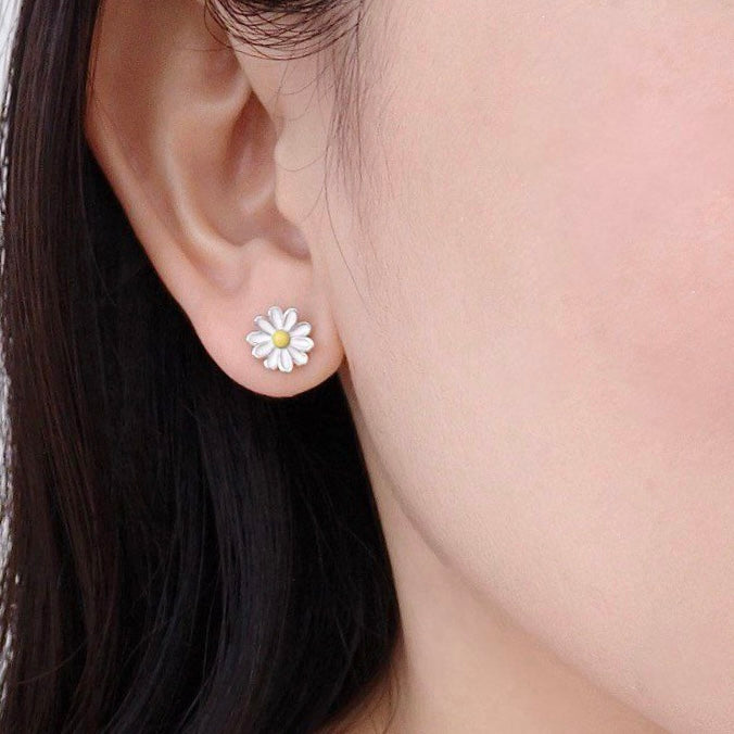 Nina Daisy Earstud 925 Silver