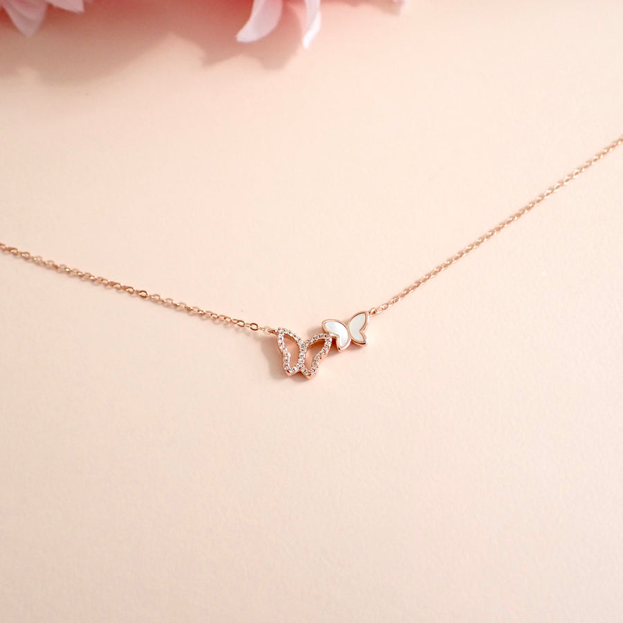 Molly Butterfly Necklace 925 Silver