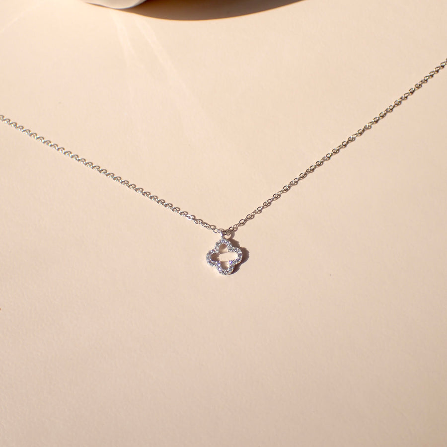 Cassie Clover Necklace 925 Silver