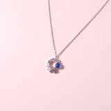 Winter Snowflake Necklace 925 Silver