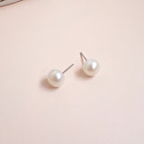 Yoga Freshwater Pearls Stud 925 Silver 4mm 5mm 6mm 7mm 8mm 9mm
