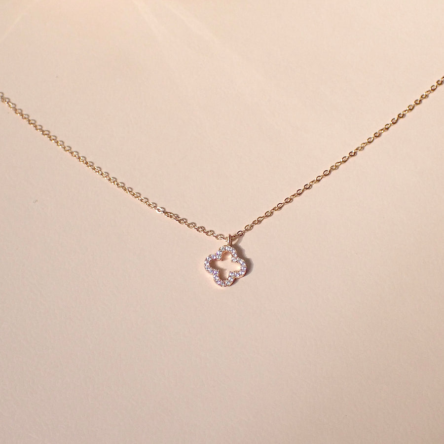 Cassie Clover Necklace 925 Silver