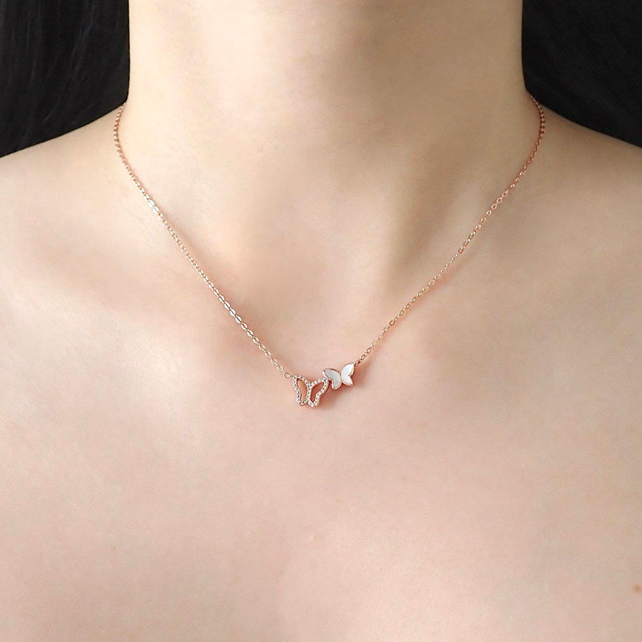 Molly Butterfly Necklace 925 Silver