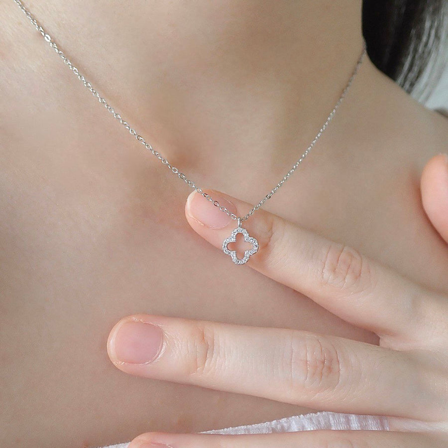 Cassie Clover Necklace 925 Silver