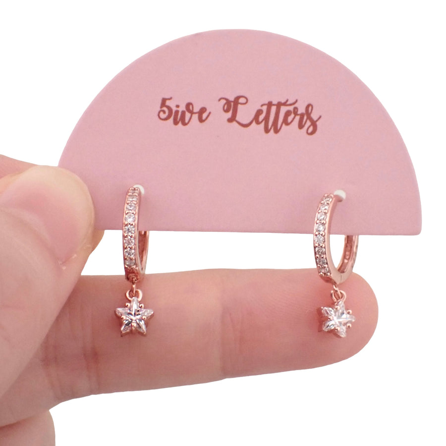 Dainty Star Huggies 925 Silver
