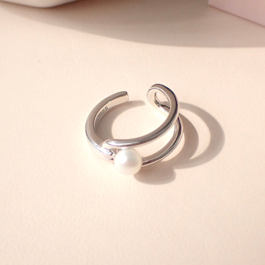 Nikki Pearl Ring 925 Silver