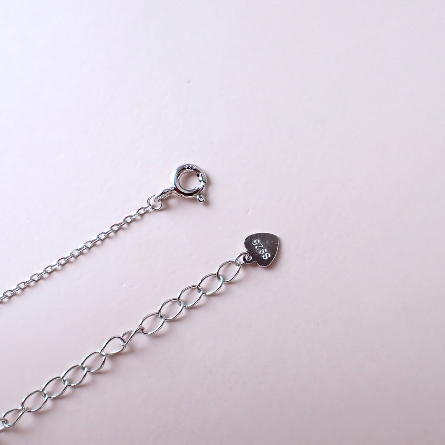 Double Ring Necklace 925 Silver