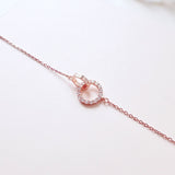 Double Ring Necklace 925 Silver