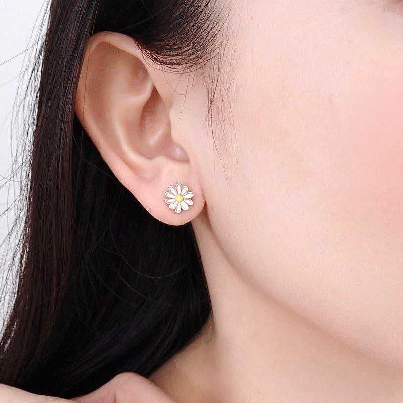 Nina Daisy Earstud 925 Silver