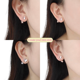 Molly Butterfly Earjacket 925 Silver (Mother of Pearl)