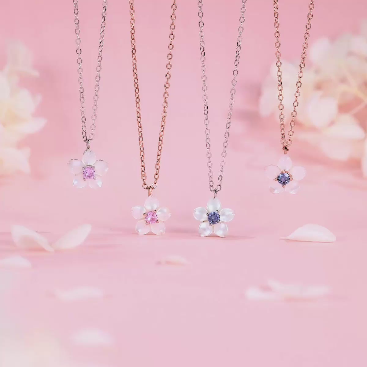 Flora Series 925 Silver Jewelry for Women | 5ive Letters