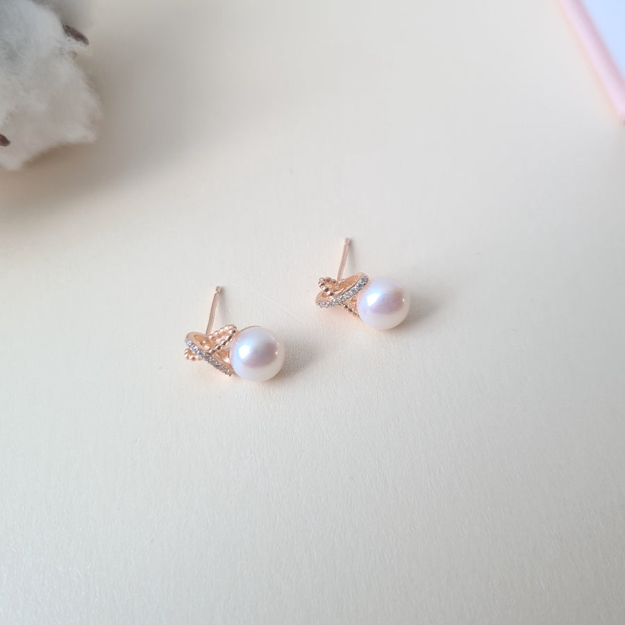 Winnie Freshwater Pearl Earstud V2 925 Silver