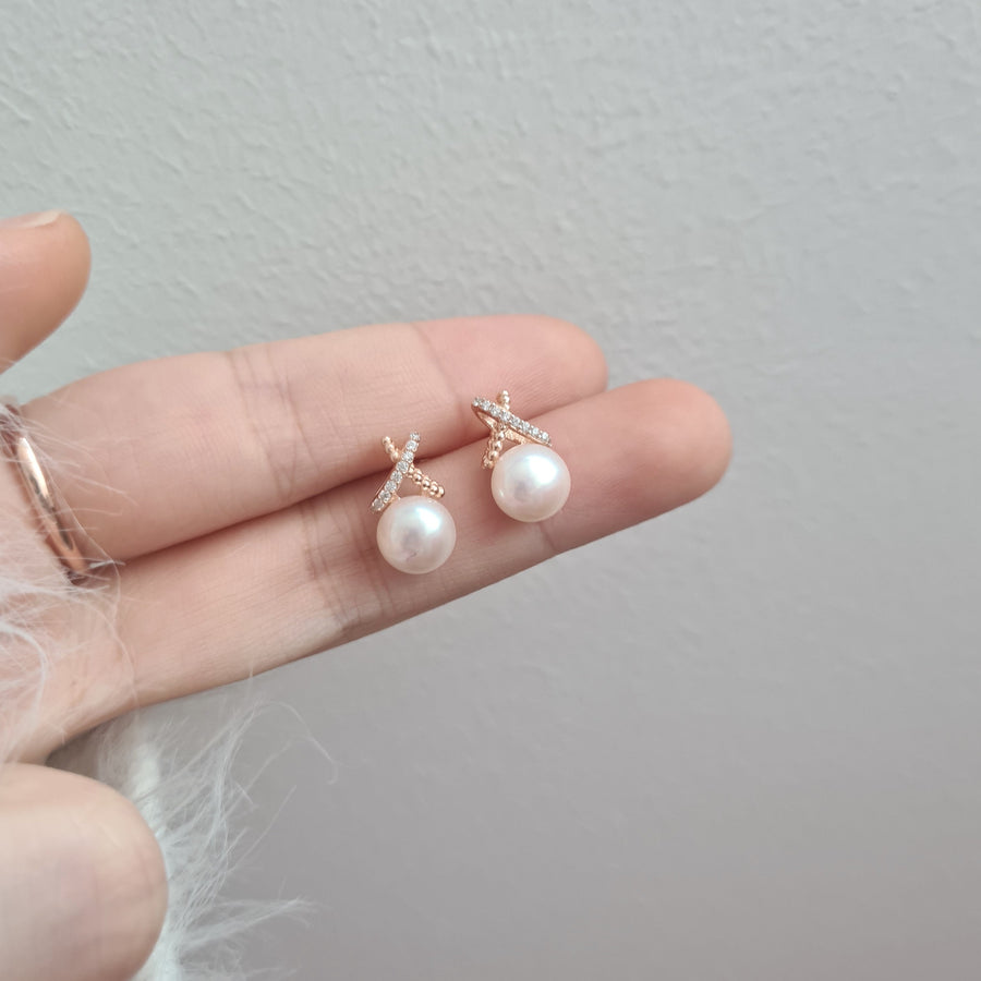 Winnie Freshwater Pearl Earstud V2 925 Silver