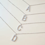 Initial Necklace 925 Silver