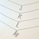 Initial Necklace 925 Silver