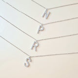 Initial Necklace 925 Silver