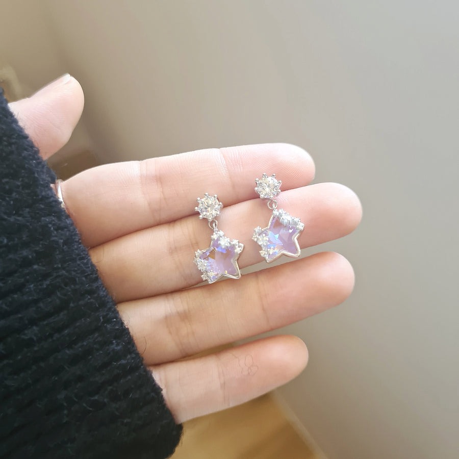 Aurora Star Earstud 925 Silver