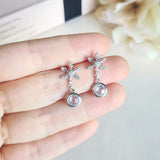 Snowflake Earrings 925 Silver