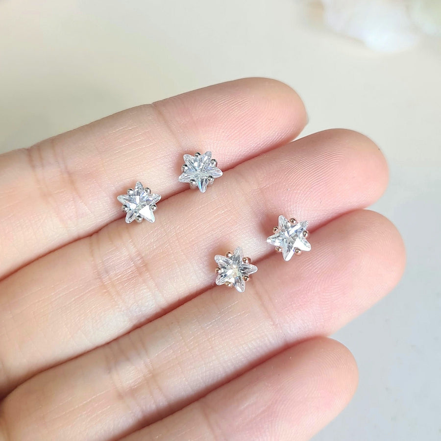 Basic Star Stud 925 Silver