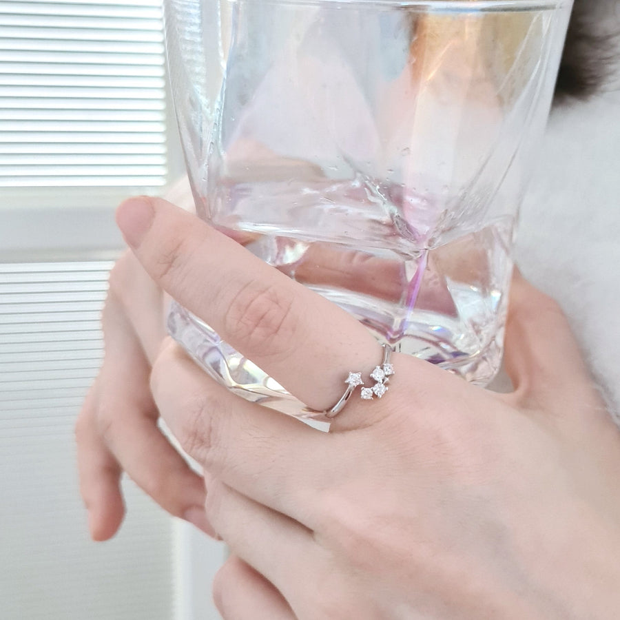 Dainty Twinkle Ring 925 Silver