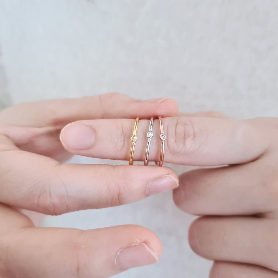 Dainty Mikila Ring 925 Silver