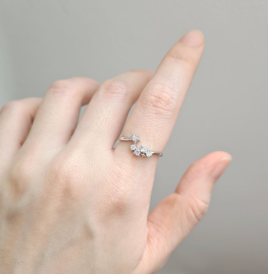 Dainty Twinkle Ring 925 Silver